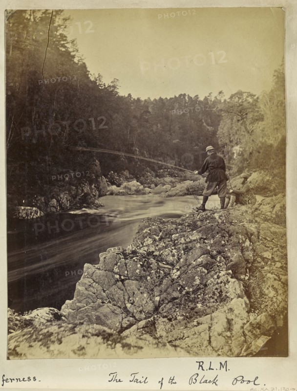 Glenferness. The Tail of the Black Pool; Ronald Ruthven Leslie-Melville, Scottish,1835 - 1906, Scotland; 1860s; Albumen silver