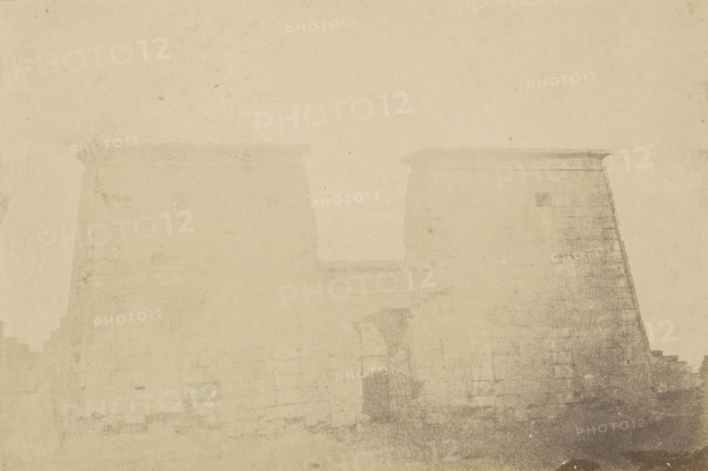 Temple of Karnak at Thebes; John Beasly Greene, American, born France, 1832 - 1856, negative: Egypt; 1854 - 1855; Salted paper