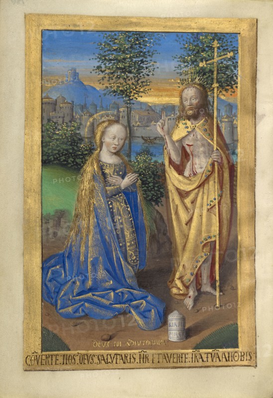 Noli me tangere; Master of the Chronique scandaleuse, French, active about 1493 - 1510, Paris, France; about 1500; Tempera