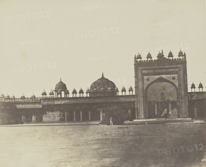 Futtehpour-Sicri, Grande Mosquée; Baron Alexis de La Grange, French, 1825 - 1917, France; negative 1849 - 1851; print 1851