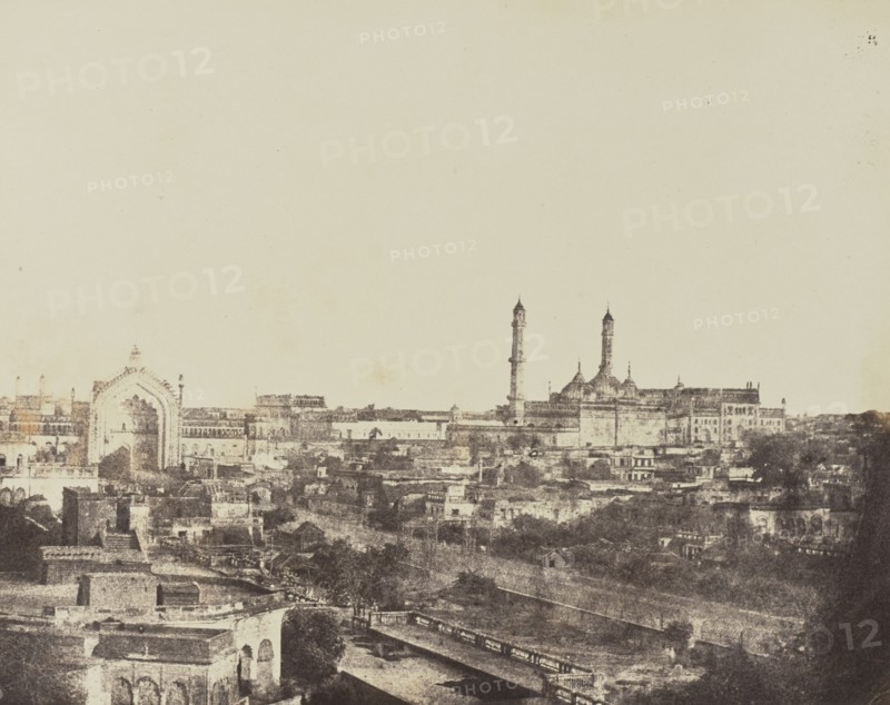 Leucknao, Vue générale; Baron Alexis de La Grange, French, 1825 - 1917, France; negative 1849 - 1851; print 1851; Albumen