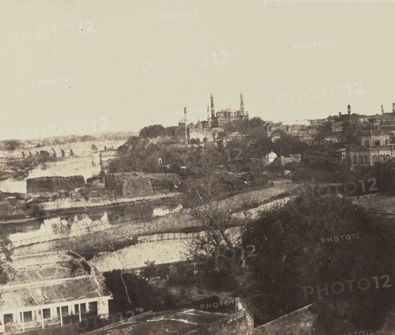 Leucknao, Vue générale; Baron Alexis de La Grange, French, 1825 - 1917, France; negative 1849 - 1851; print 1851; Albumen