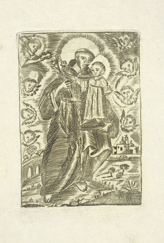 St. Anthony Abbot, Collection of Mexican religious engravings