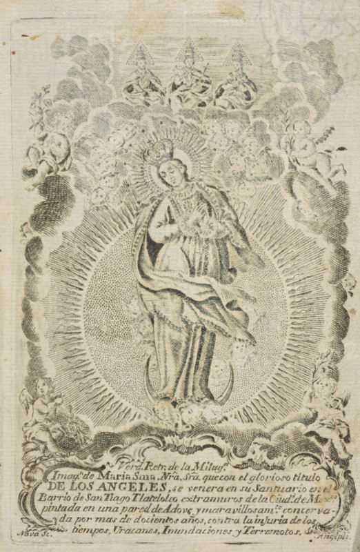 Nuestra Señora de los Angeles, Collection of Mexican religious engravings