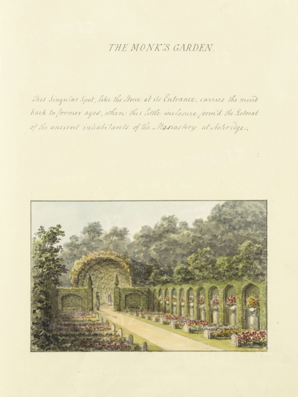 The monk's garden, Humphry Repton architecture and landscape designs, 1807-1813, Report concerning the gardens at Ashridge