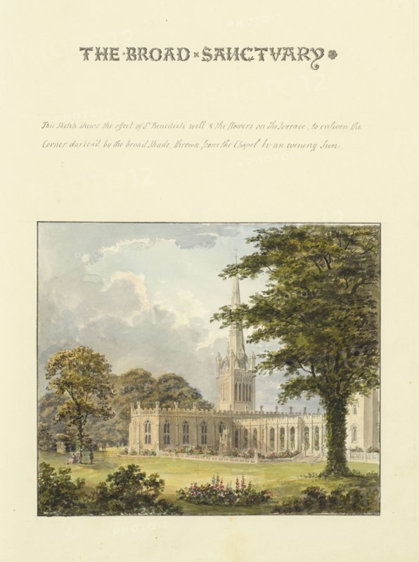 The broad sanctuary, Humphry Repton architecture and landscape designs, 1807-1813, Report concerning the gardens at Ashridge