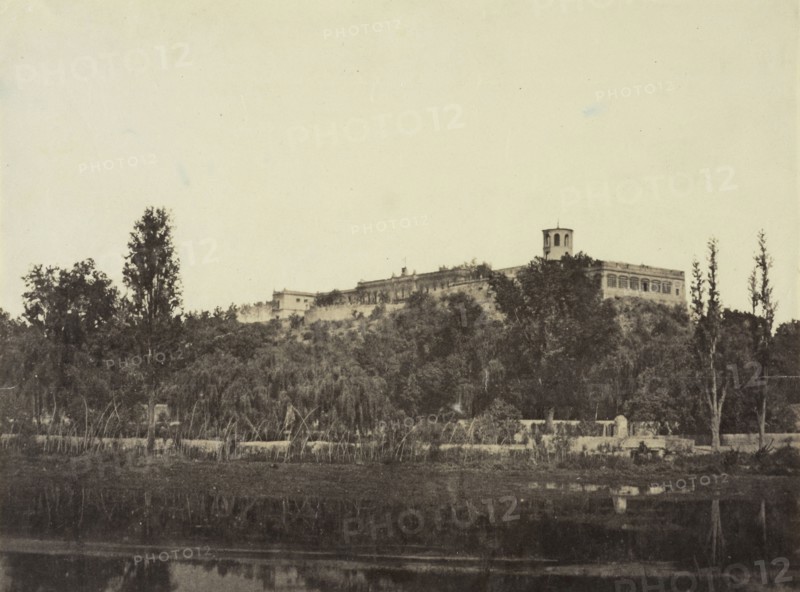 Palacio de Chapultepec, Views of Mexico City and environs, Charnay, Désiré, 1828-1915, Albumen, 1858, Title from caption written