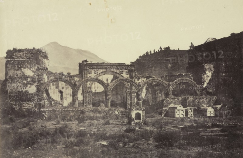 Ruinas de Kalmanalco, Views of Mexico City and environs, Charnay, Désiré, 1828-1915, Albumen, 1858, Title from caption written
