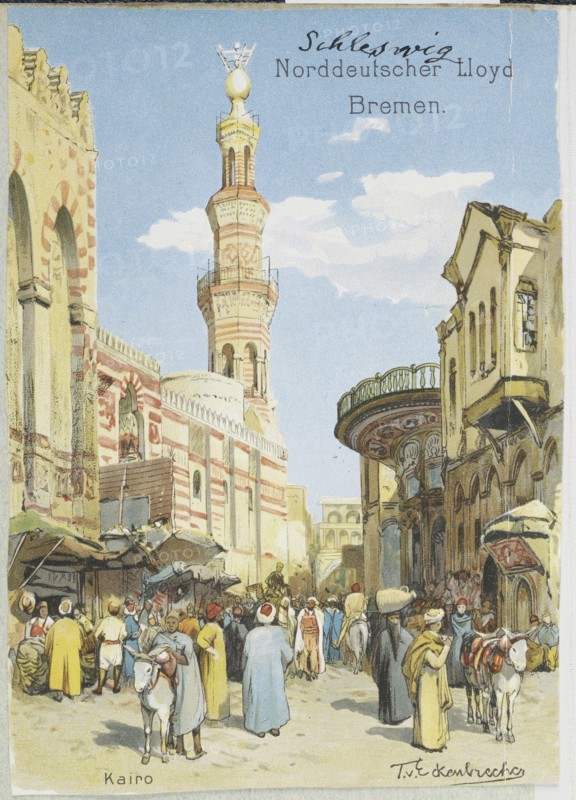 Kairo, Basse Egypte Janvier 1906, Travel albums from Paul Fleury's trips to the Middle East, India, Asia, and South