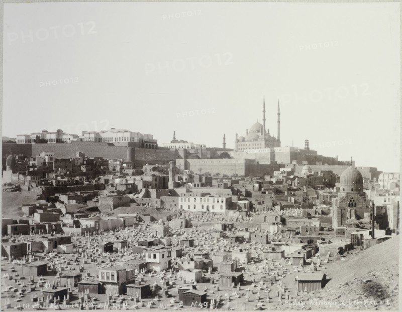 Citadelle et cimitieres arabes, Basse Egypte Janvier 1906, Travel albums from Paul Fleury's trips to the Middle East