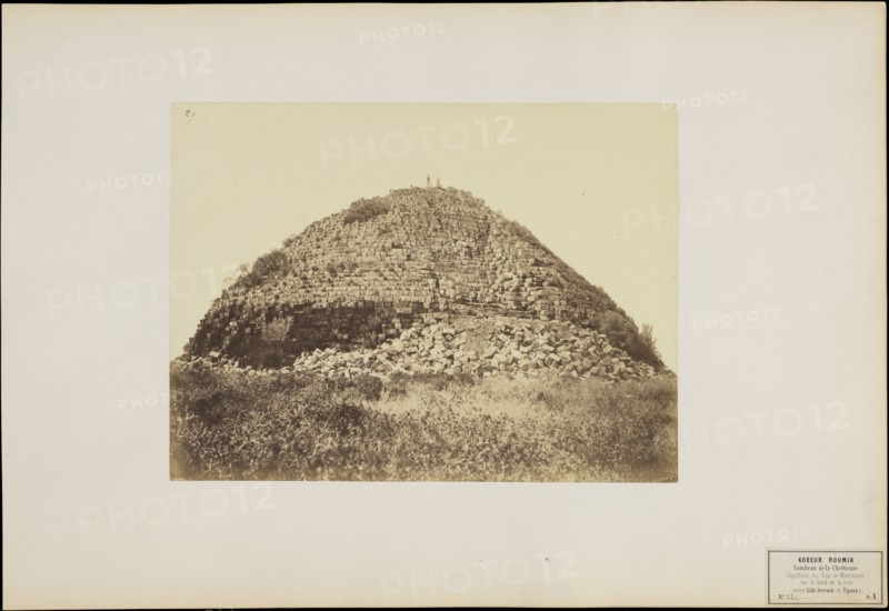 View of Kbor er Roumia, Views of Algeria, Moulin, Félix Jacques, b. 1802, Albumen, ca. 1856-1857, Kbor er Roumia, the royal