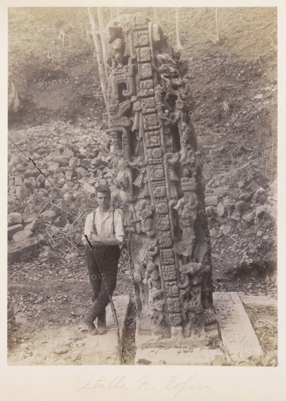 Expedition to Copán, Guatemala, Stella N. Copain, Edmund Lincoln miscellaneous papers relating to the excavation of Maya ruins