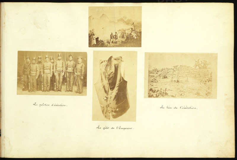Photographs related to the execution of Maximilian, Mexique, 1865, Aubert, François, 1829-1906, Falconnet, Louis, Albumen, 1867