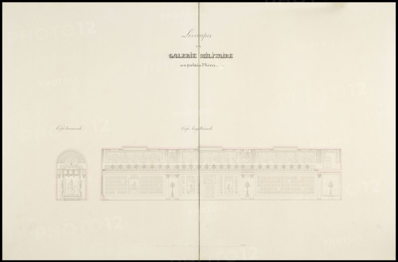 Atlas des plans du Palais d'Hiver de sa Majeste Imperiale, ca.1847-1855, Atlas des plans du Palais d'Hiver de sa Majesté