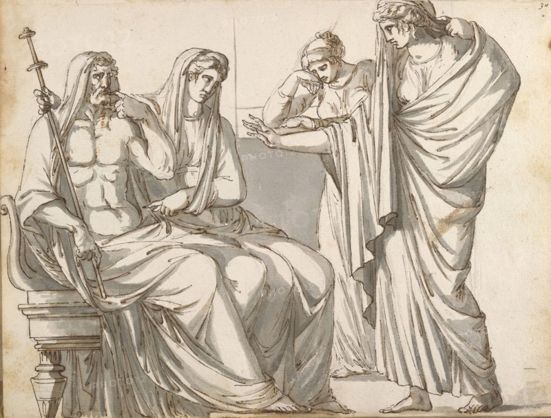 Sketchbook of Roman antiquities, Dupasquier, Antoine-Léonard, 1748?-1832, pen and ink, pencil, wash, 1779, Drawings