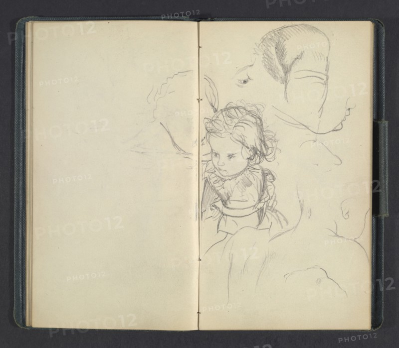 Sketchbook of Adolph Menzel, Menzel, Adolph, 1815-1905, pencil on paper, 1863, German painter