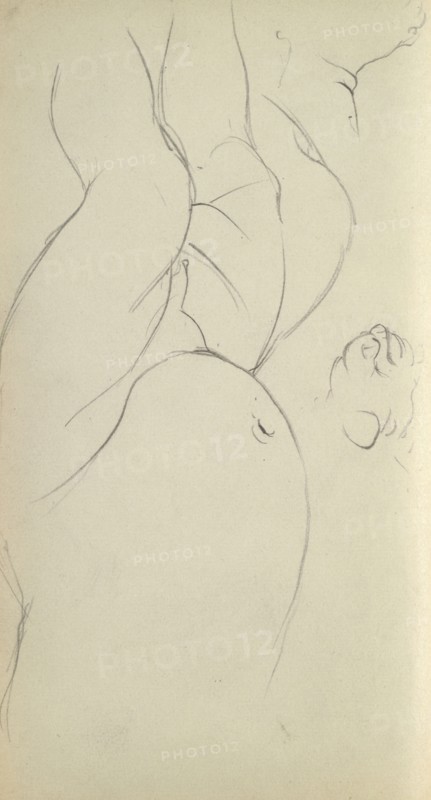 Sketchbook of Adolph Menzel, Menzel, Adolph, 1815-1905, pencil on paper, 1863, German painter