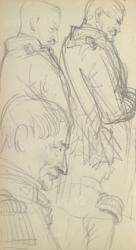 Sketchbook of Adolph Menzel, Menzel, Adolph, 1815-1905, pencil on paper, 1863, German painter