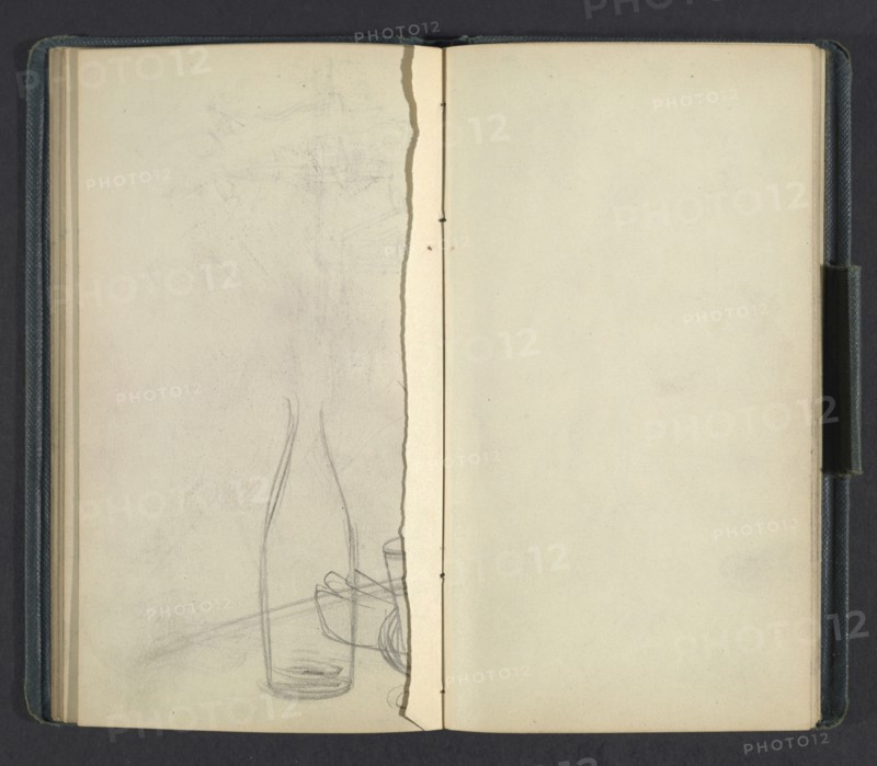 Sketchbook of Adolph Menzel, Menzel, Adolph, 1815-1905, pencil on paper, 1863, German painter