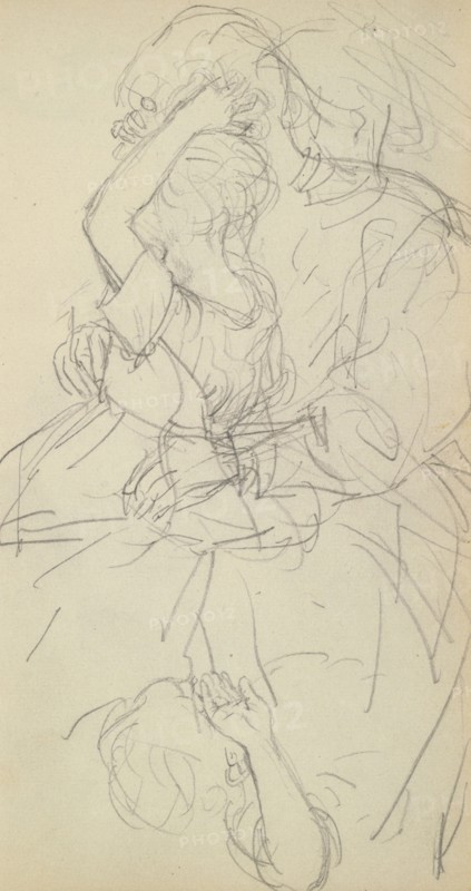 Sketchbook of Adolph Menzel, Menzel, Adolph, 1815-1905, pencil on paper, 1863, German painter