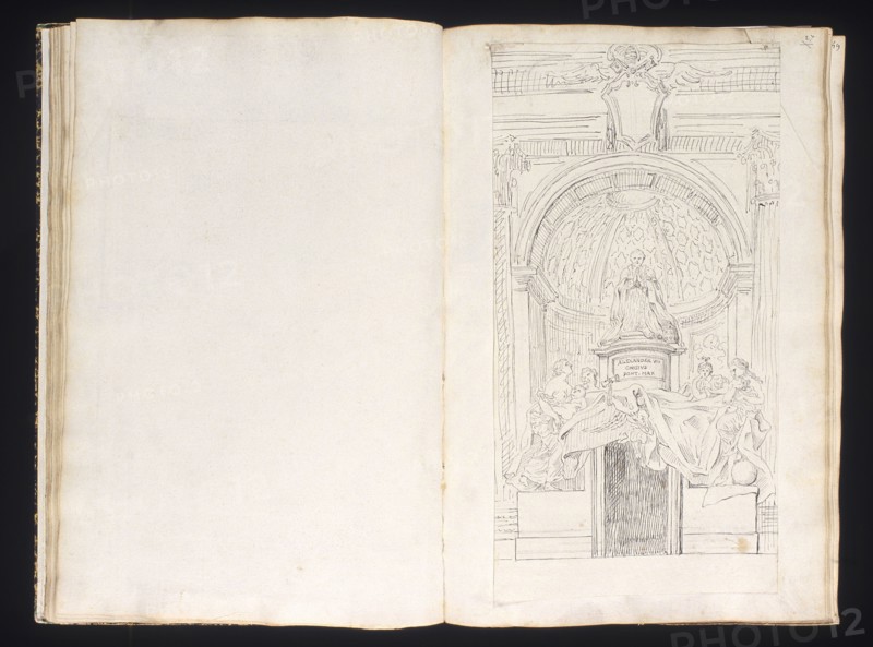Recueil de morceaux d'architecture et de divers fragmens de monumens antiques fait en Italie par Marie Joseph Peyre architecte