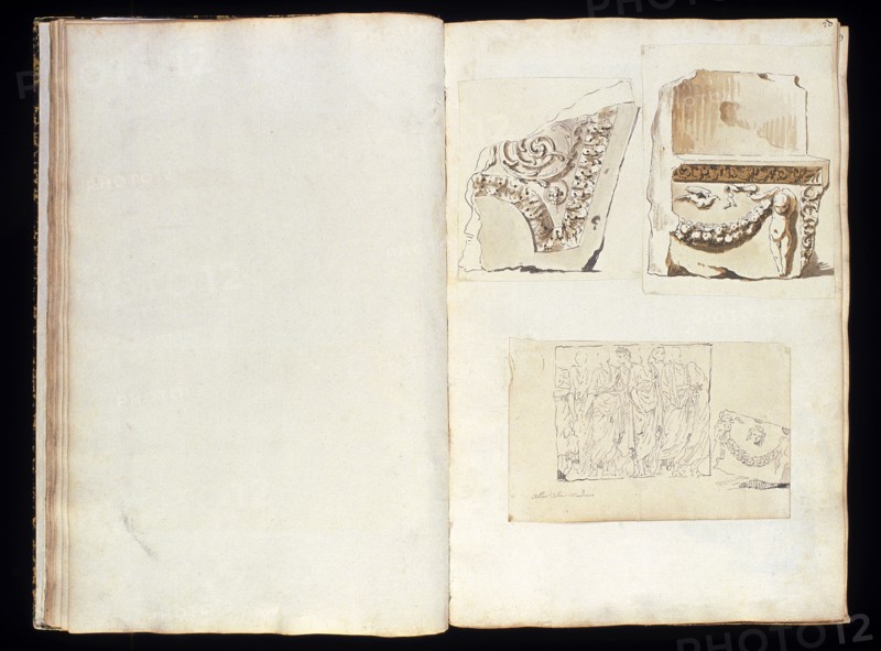 Recueil de morceaux d'architecture et de divers fragmens de monumens antiques fait en Italie par Marie Joseph Peyre architecte