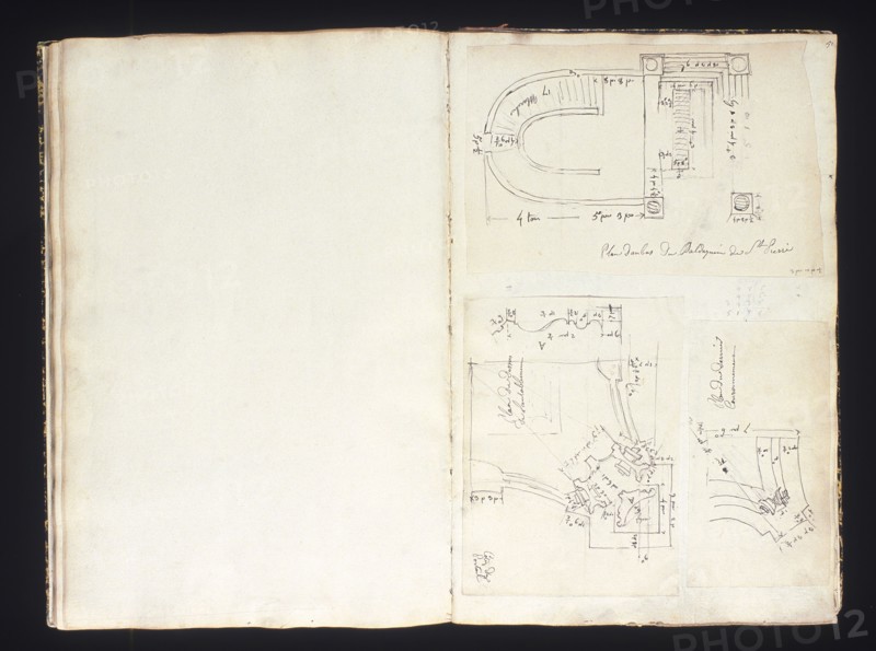 Recueil de morceaux d'architecture et de divers fragmens de monumens antiques fait en Italie par Marie Joseph Peyre architecte