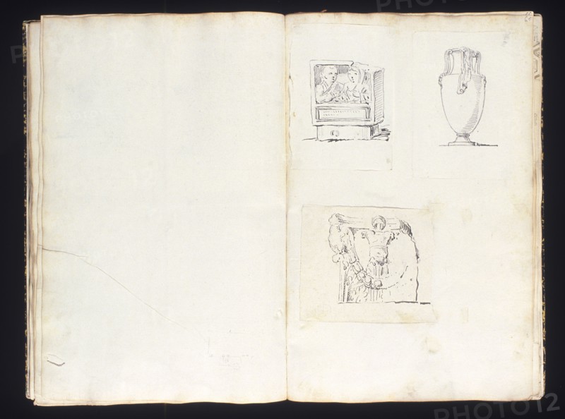 Recueil de morceaux d'architecture et de divers fragmens de monumens antiques fait en Italie par Marie Joseph Peyre architecte