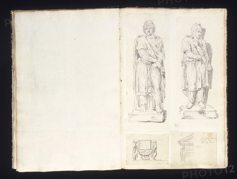 Recueil de morceaux d'architecture et de divers fragmens de monumens antiques fait en Italie par Marie Joseph Peyre architecte