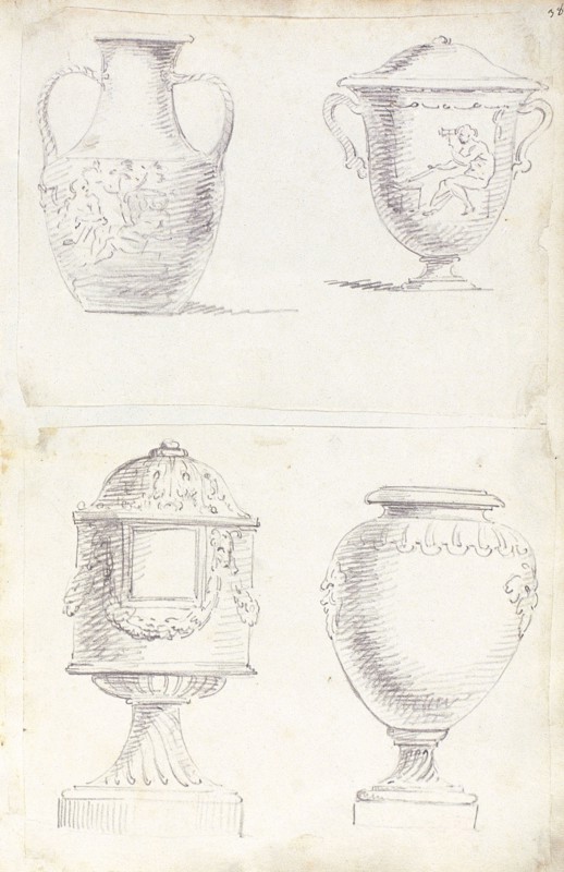 Recueil de morceaux d'architecture et de divers fragmens de monumens antiques fait en Italie par Marie Joseph Peyre architecte