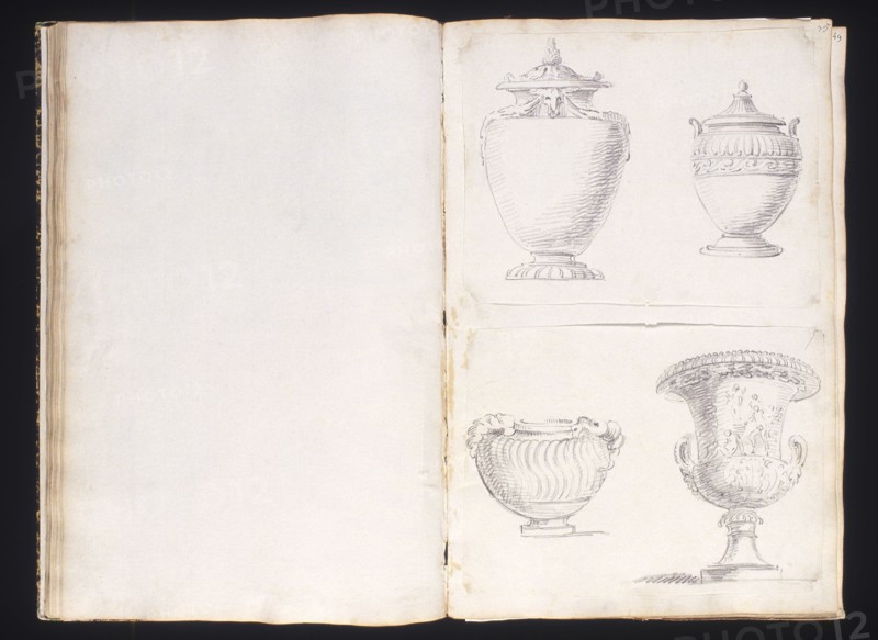 Recueil de morceaux d'architecture et de divers fragmens de monumens antiques fait en Italie par Marie Joseph Peyre architecte