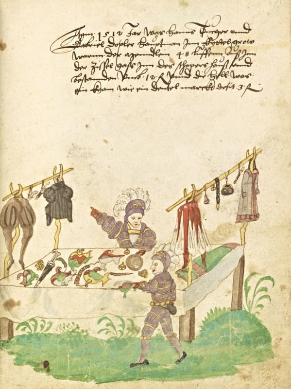Schembart Buch, Schembard Büch, Anonymous, 16th century, Leaves 2r-4r: historical account of the civic festival of the Nuremberg