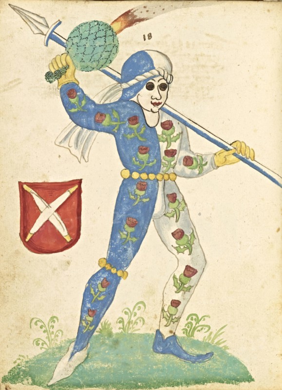 Schembart Buch, Schembard Büch, Anonymous, 16th century, Leaves 2r-4r: historical account of the civic festival of the Nuremberg