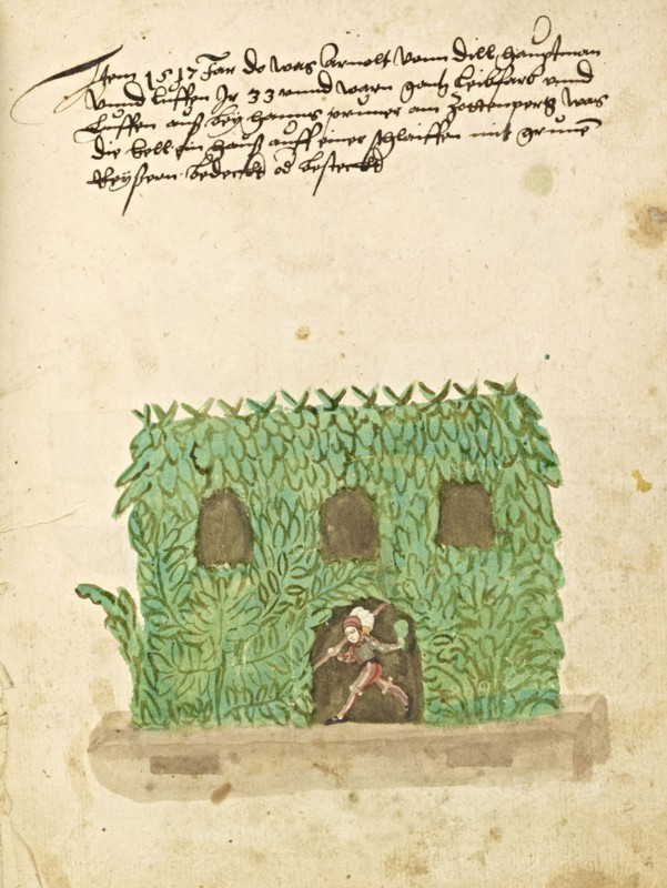Schembart Buch, Schembard Büch, Anonymous, 16th century, Leaves 2r-4r: historical account of the civic festival of the Nuremberg