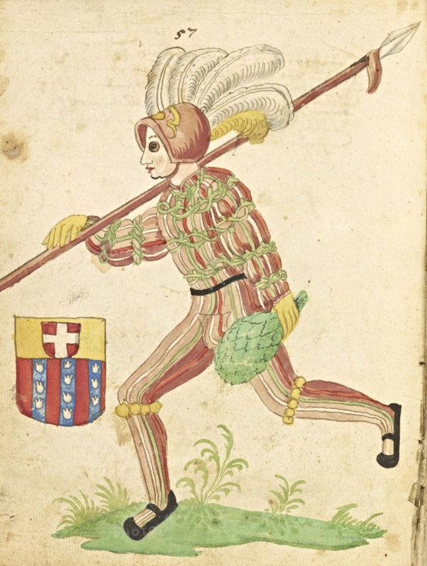 Schembart Buch, Schembard Büch, Anonymous, 16th century, Leaves 2r-4r: historical account of the civic festival of the Nuremberg