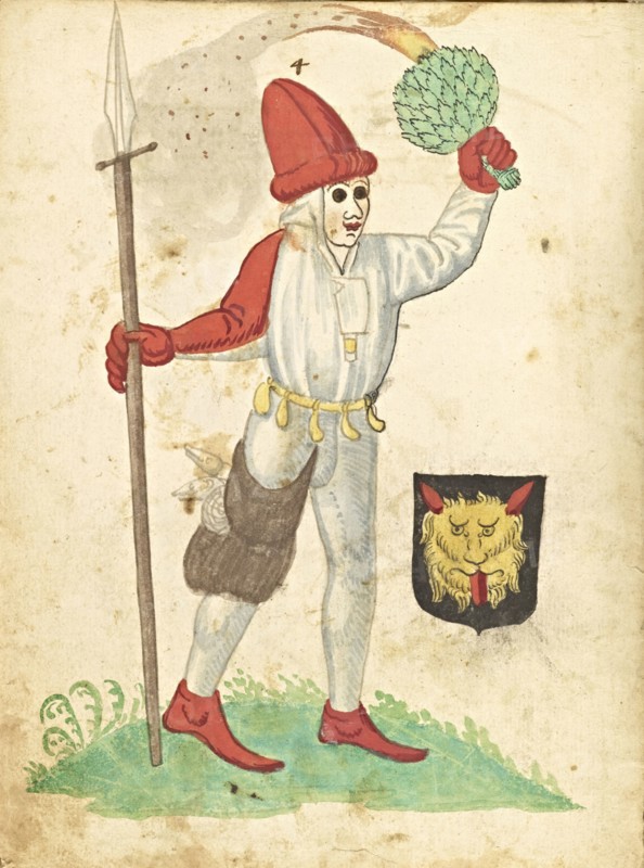 Schembart Buch, Schembard Büch, Anonymous, 16th century, Leaves 2r-4r: historical account of the civic festival of the Nuremberg