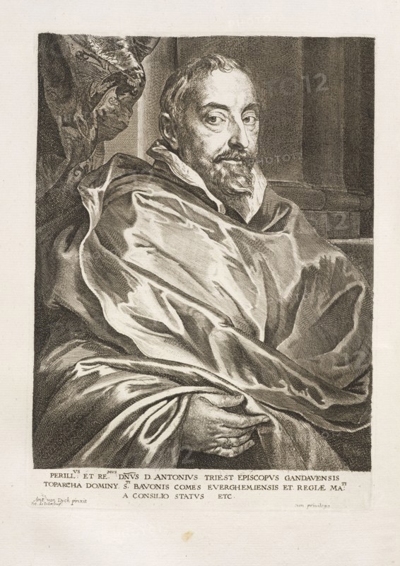 Perill.us et Re.mus Dnus. D. Antonius Triest Episcopus Gandavensis, Iconographie ou vies des hommes illustres du XVII. siecle