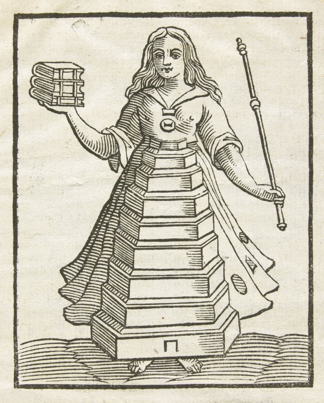 Detail of illustration, Filosofia, p. 191, Noua iconologia di Cesare Ripa perugino, caualier de SS. Mauritio and Lazzaro