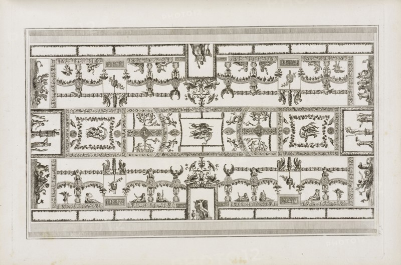 Plate 24, Collection des tableaux et arabesques antiques, trouvés à Rome dans les ruines des thermes de Titus