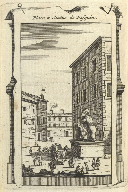 Place and Statue de Pasquin, Rome moderne: première ville de l'Europe: avec toutes ses magnificences et ses delices