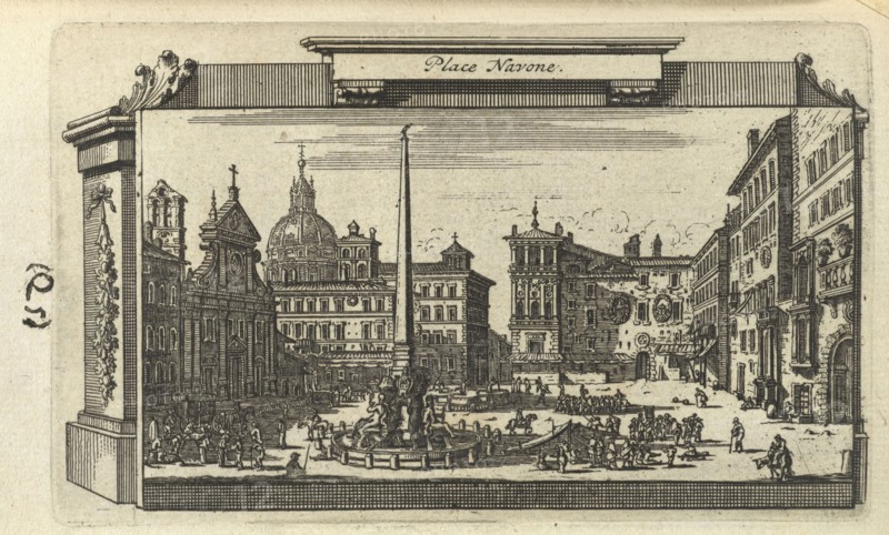 Place Navone, Rome moderne: première ville de l'Europe: avec toutes ses magnificences et ses delices: nouvellement