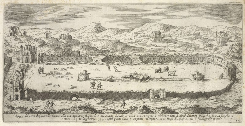 I vestigi dell' antichità di Roma, Du Pérac, Etienne, d. 1604, Engraving, 1575, plate 40
