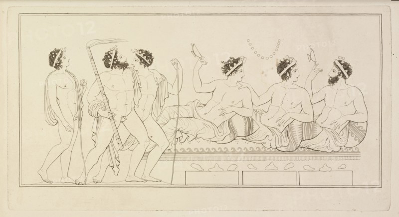 Plate 41, Collection of engravings from ancient vases mostly of pure Greek workmanship discovered in sepulchres in the kingdom