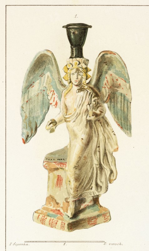 Terre Cotte, Antiquités du Bosphore Cimmérien conservé es au Musée impérial de l'Ermitage, Lithography, 1854, Chromolithograph