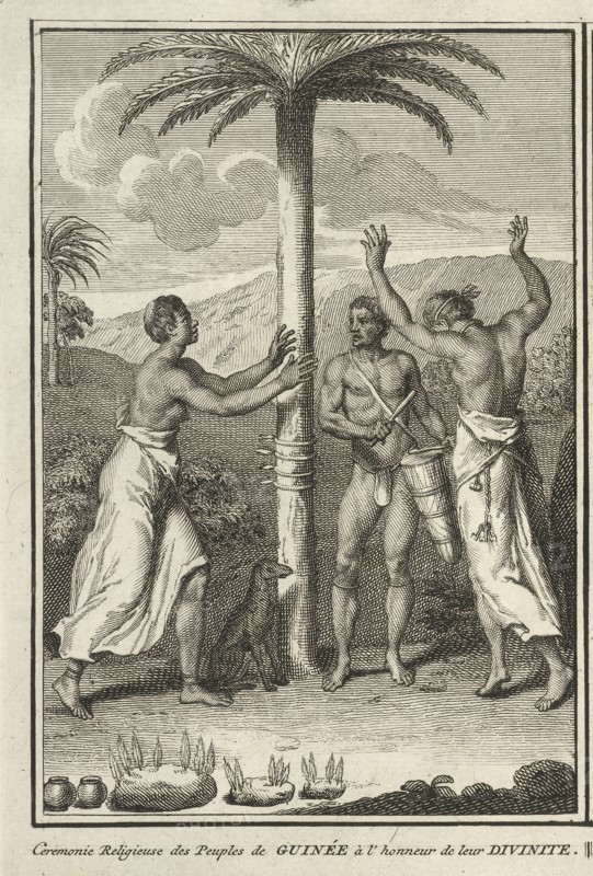 Religious Ceremony of the People of Guinea in Honor of their Deity, Ceremonies et coutumes religieuses de tous les peuples du