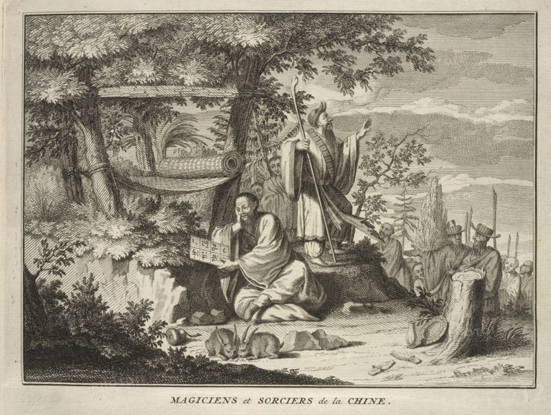 Magicians and Sorcerers of China, Ceremonies et coutumes religieuses de tous les peuples du monde, Picart, Bernard, 1673-1733