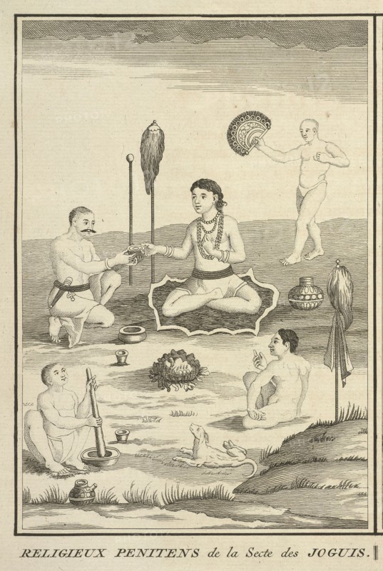 Penitents from a Sect of Yogis, Ceremonies et coutumes religieuses de tous les peuples du monde, Picart, Bernard, 1673-1733