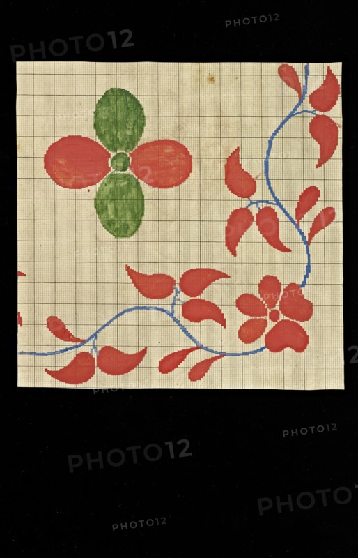 French textile manuscript, ca. 1820, ca. 1820, instruction manual for a school associated with a manufactory