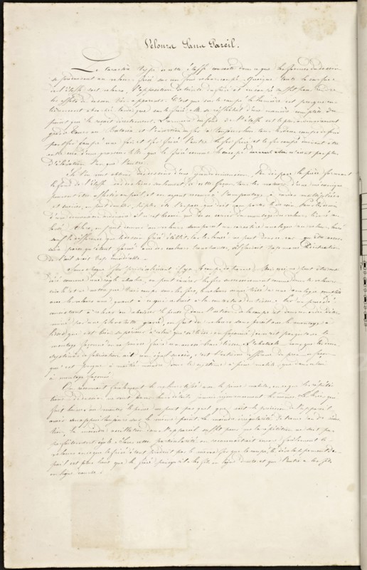 French textile manuscript, ca. 1820, This manuscript, an instruction manual for a school associated with a manufactory