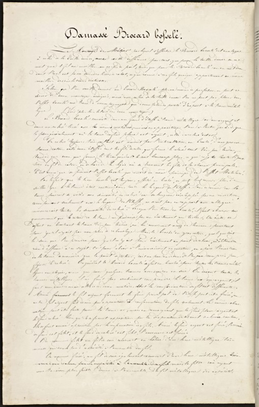 French textile manuscript, ca. 1820, This manuscript, an instruction manual for a school associated with a manufactory